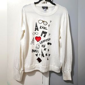 Karl Lagerfelt Womens Long Sleeve Sweater Size M